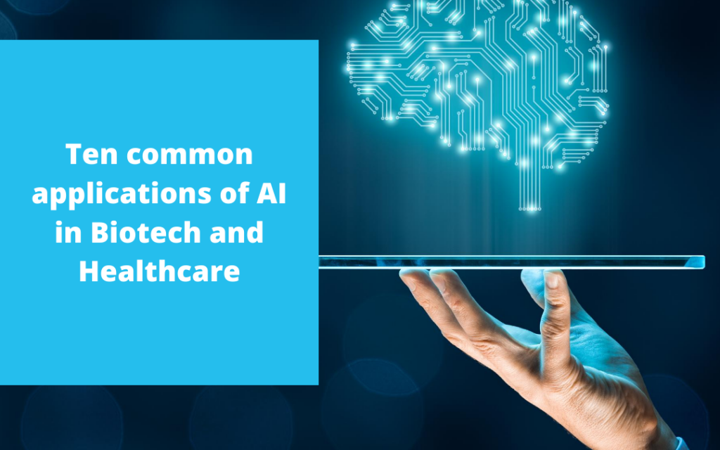Ten common applications of AI in Biotech and Healthcare SenSights.AI
